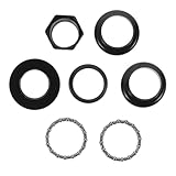 Bouchon de potence de vélo en forme de crâne – le jeu de direction de la potence est fabriqué en métal et offre une bonne durabilité et une grande stabilité. jeu de direction pour vtt