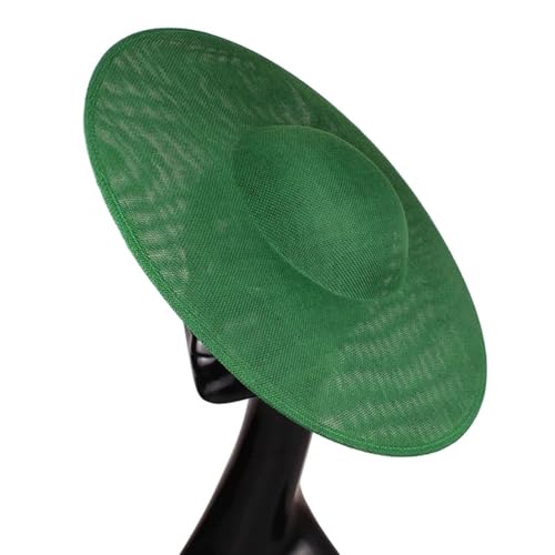 Tocado redondo verde de 40 cm para crear accesorios de cabello de fiesta DIY