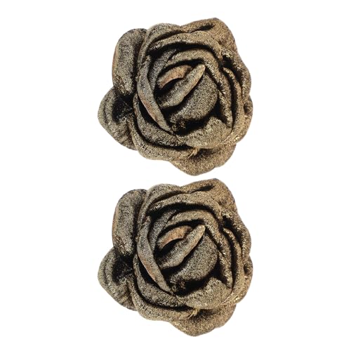 TOVINANNA Decoración Desmontable para Zapatos de Mujer Flores, Hebillas Artesanales para Tacones Altos y Botas, Bordes Detalle Horneado, Uso en Eventos y Reuniones
