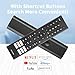 ERF3J80H IR Remote Control Compatible with Hisense 4K UHD Android Smart TVs 75A6G 70A6G 65A6G 60A6G Replacement Controller with Netflix PrimeVideo YouTube Buttons with Batteries (NO Voice Function)