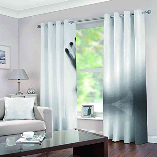 Rideau thermique isolant en polyester aspect mat pour grands vitrages - 4