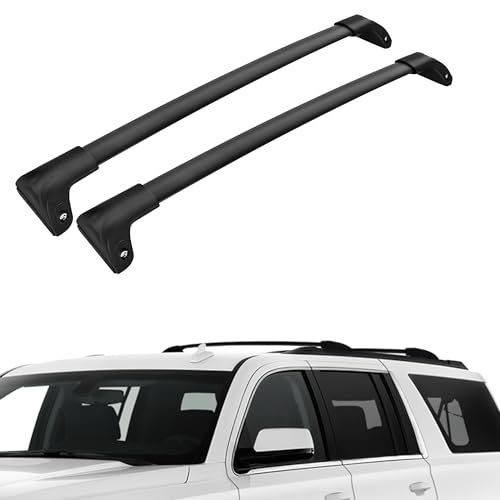 Flycle ROOF RACK CROSSBARS Max Loadig 330 Lbs Flycle Roof Rack Thick Aluminum Crossbars For 2015-2020 Tahoe Cargo Bars Load Capacity Anti-Theft Lock Fit Luggage Luggage Kayaks Bicycles Snowboard Canoe Carrier Cargo Bag thumb #6