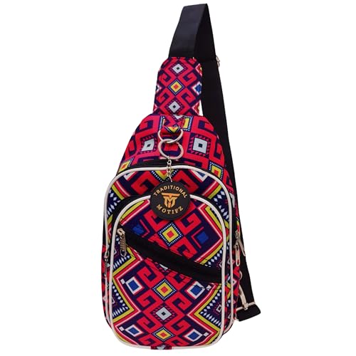 Traditional Motifz Hot Pink Crossbody Sling Bag for Women -