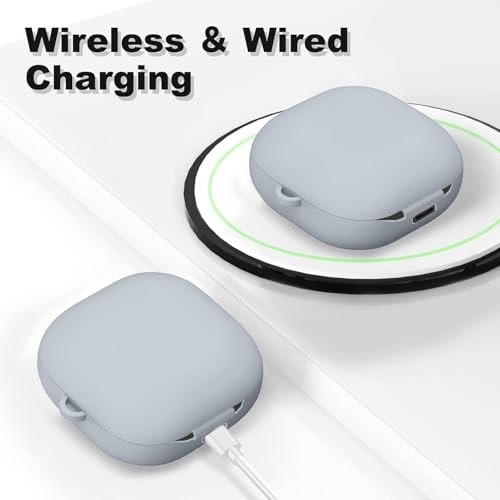 Image of Soft Silicone Case Cover Compatible with Samsung Galaxy Buds Core (2025) (Grey)