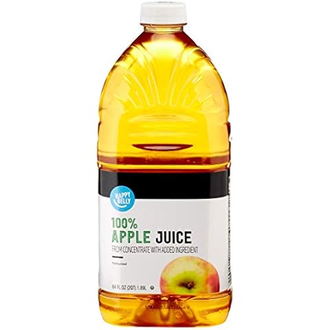 Happy Belly Apple Juice, 64 Fl Oz Bottle Cover
