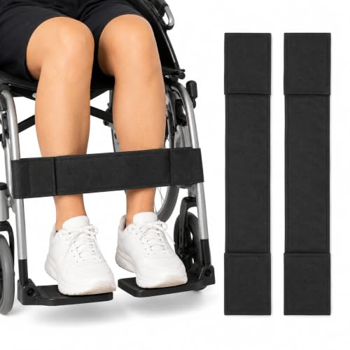 FOMIYES 2 Piezas Accesorios Para Sillas De Ruedas Soporte Para Para Silla De Ruedas Banda De Reposapiés Reemplazable Para Silla De Ruedas Correas De Pantorrilla De Repuesto