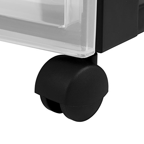 Iris Ohyama, Toren, Ladekast, Kunststof opbergorganizer met ergonomisch handvat, 7+15L, 4 lades, Met wielen, BPA vrij… - Image 6