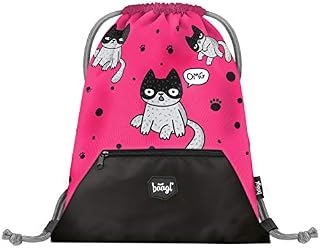 Baagl Gym Bag for Girls and Women Waterproof Shoe Bag, School and Nursery Sports Bag, Sports Backpack