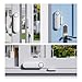 2-Pack Window and Door Alarms When Opened for Kids Safety/Dementia Safety/Home Security, Wireless Sliding Front Door Opening Sensor Alarm with Remote, 120dB Burglar Alert for House/Bedroom/Apartment