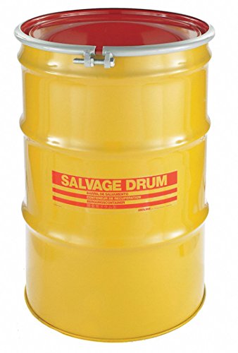 Transport Drum, Open Head, 55 gal., Yellow
