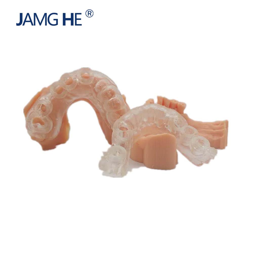 Dental Surgery Guide 3D Printer Resin, JAMG HE Dental Guide Drilling Tapping High Precision High Strength Clear 3D Resin for DLP LCD UV-Curing 405nm 3D Printer 500G