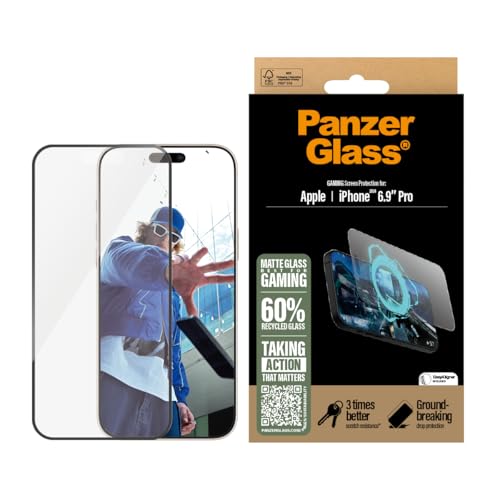 Protection d'écran mate iPhone 16 Pro Max pour joueurs et usage en extérieur