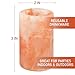 D'Eco Himalayan Salt Shot Glasses (4 Pack)- Hand-Carved 3