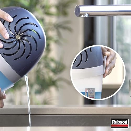 Rubson AERO 360º Deshumidificador recargable (1 dispositivo y 1 tableta de 450 g), absorbe humedad, previene la condensación y los malos olores, antihumedad absorbente - imagen 9