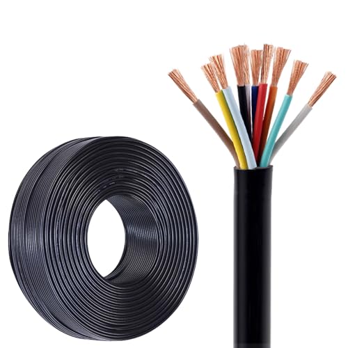 Câble de commande en PVC flexible 20 AWG à 14 cœurs de 30 pieds pour électronique basse tension