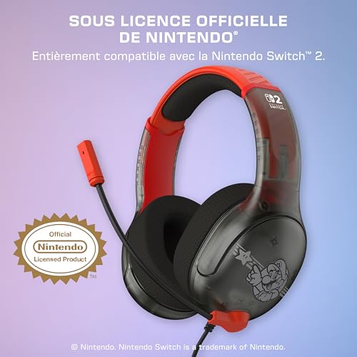 Casque de gaming filaire Turtle Beach® Airlite™ Fit Mario Star Pour Nintendo Switch 2 - vue 8