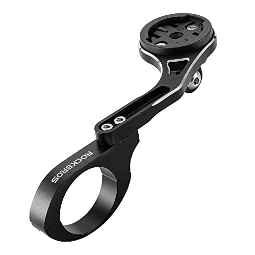 Support compteur vélo réglable 35mm avec fixation caméra et lampe