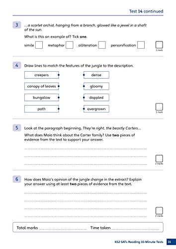 KS2 SATs Reading 10-Minute Tests