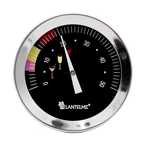 Lantelme Weinthermometer aus Edelstahl Weintemperaturmessung Cover
