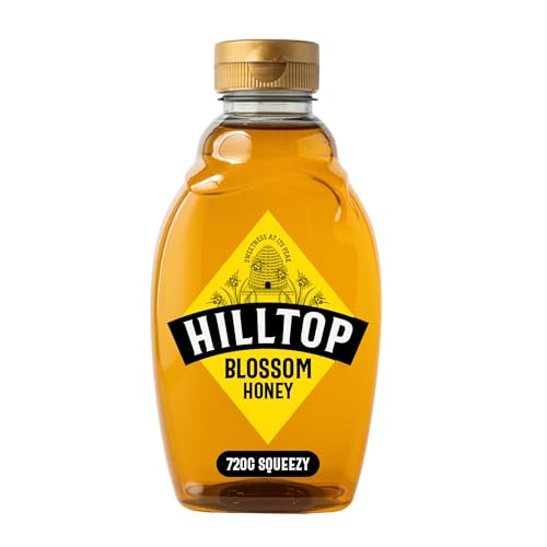 Hilltop Blossom Honey 720g Squeezy Bottle - Pure and Natural Honey | Premium Quality and Tested for Authenticity | Dairy Nut and Gluten Free | Packaging May Vary 720 g (Pack of 1)