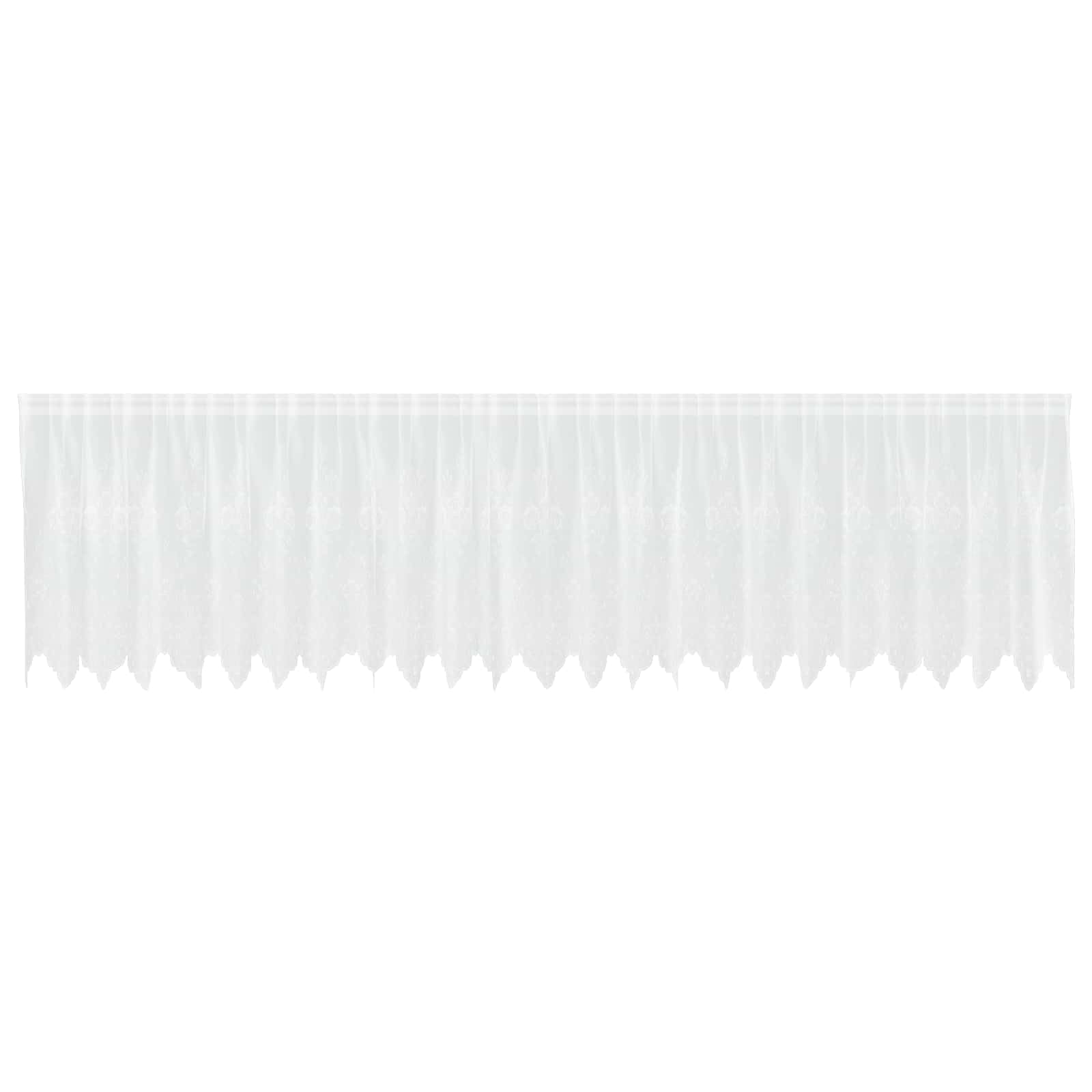 Voilage brise-vue en dentelle pour salon et chambre rideau blanc 80x600 cm