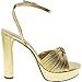 Jessica Simpson womens Immie Platform Heeled Sandal, Gold, 10 US