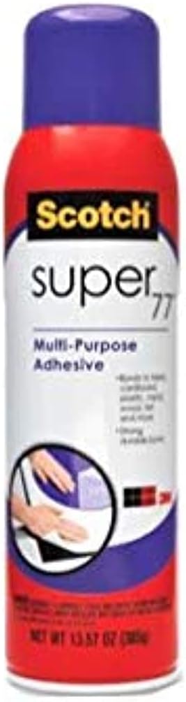 Scotch Super77 Multipurpose Adhesive Spray 13.57 Oz