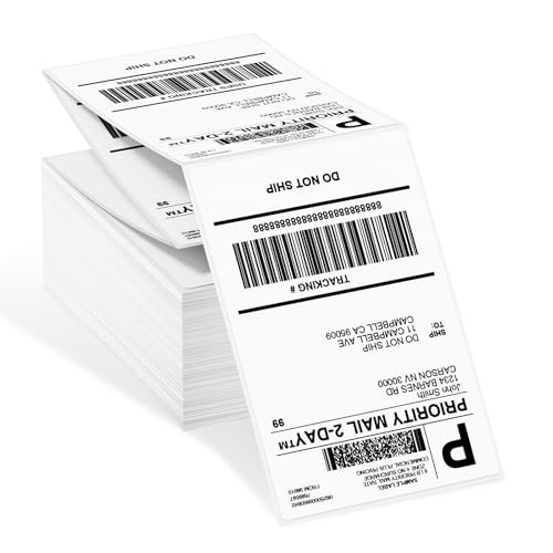 4 x 6 etiquetas para impresora de papel térmico, etiquetas de envío directo, compatibles con estor Phomemo y otras impresoras de etiquetas de 4 x 6