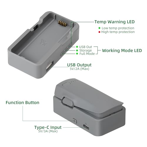 Chargeur batterie DJI Neo 2 hub bidirectionnel USB LONGTECH - 6