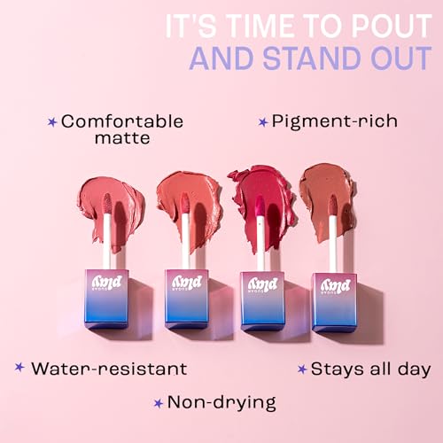 Image of SUGAR Play Vibe Check Liquid Matte Lipstick | 4.5ml - 04 Stan (Rose Pink)