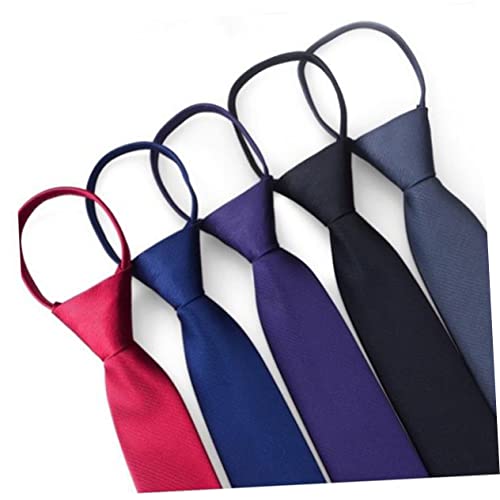 Gravata De Formatura Com Zíper Gravata Masculina Com Zíper Gravata Vermelha Vinho Gravata Pré-Amarra