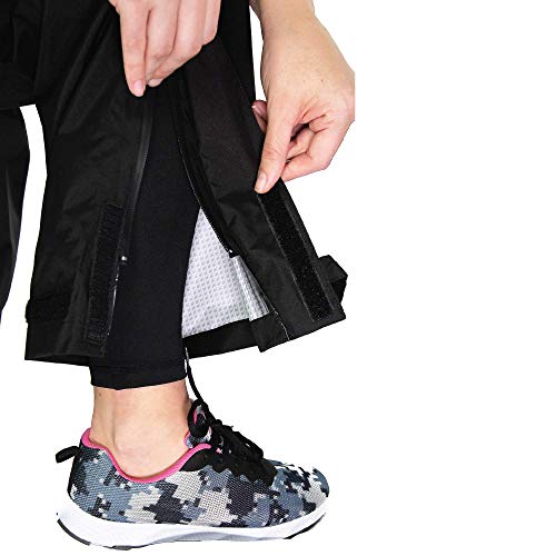 Frogg Toggs Women's Java Toadz 2.5 Ultra Light Waterproof Breathable Rain Pant , Black, Medium #TOP5