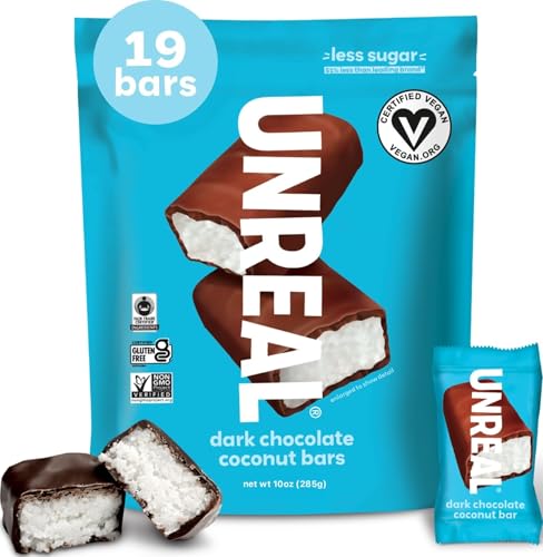 UNREAL Dark Chocolate Coconut Bars