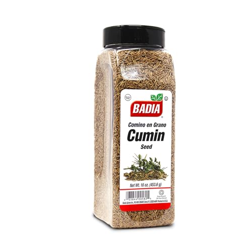 Badia Cumin Seeds, 16 oz - Whole Comino Seeds, Aromatic Flavor for Cooking, Spice Blends & Seasonings