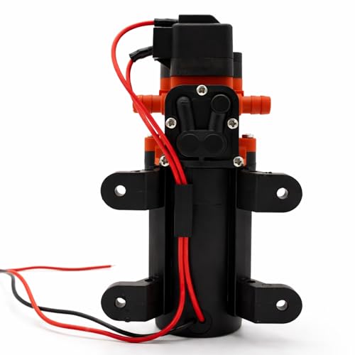 Image of SEAFLO 21-Series Water Pressure Diaphragm Pump - 12V DC, 1.2 GPM, 35 PSI with Adjustable Pressure Switch, Self-Priming, Quiet Operation for RV, Boat, and Off-Grid Applications