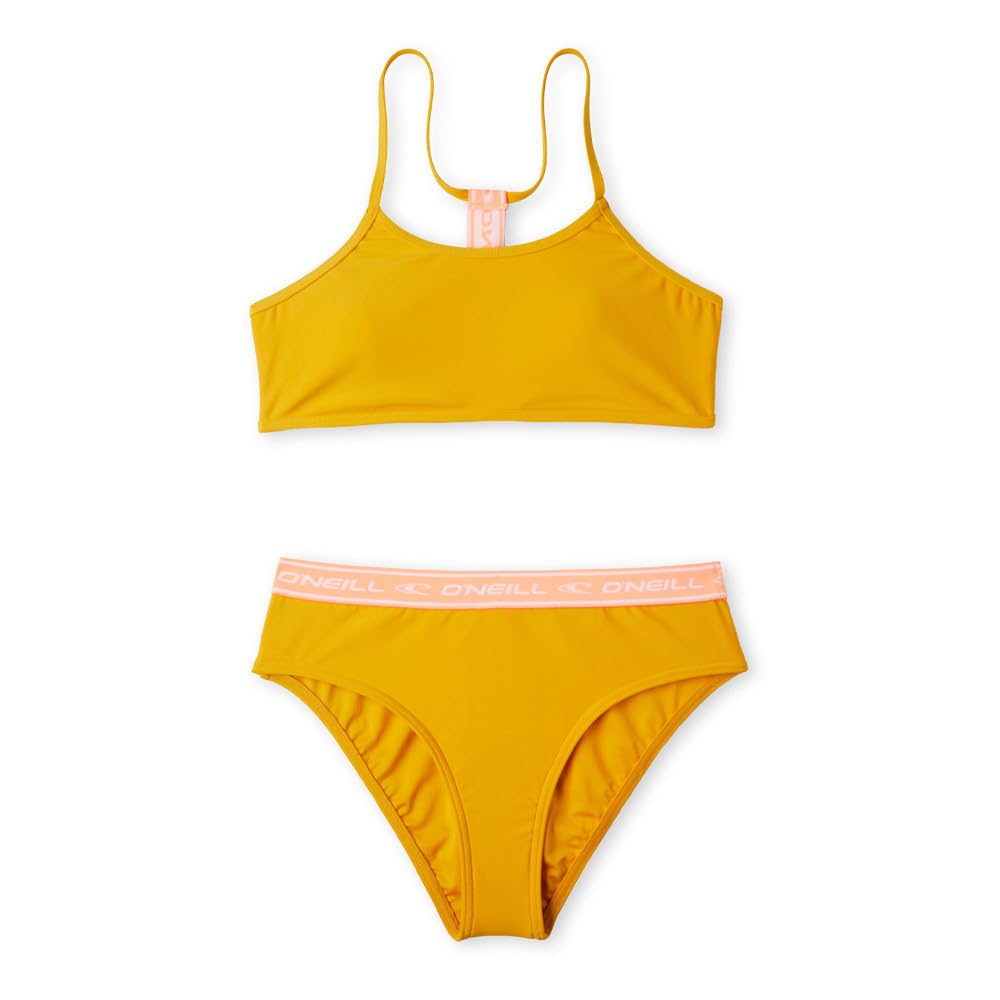 O'Neill Bañador de 2 piezas, color amarillo para niña, Sportclub