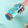 Lyseren Borraccia per bambini | 600 ml | Tacca di tracciamento del consumo dei liquidi | a prova di perdite | infrangibile | Filtro per frutta | senza BPA | plastica Tritan