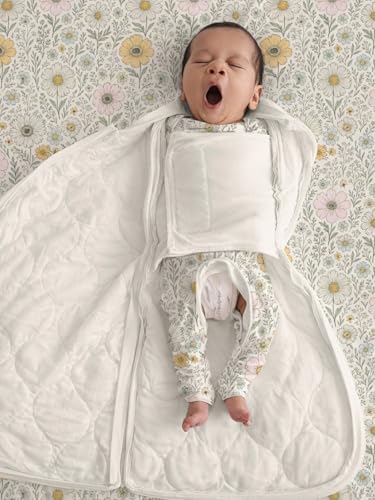 Image of GUNAMUNA Swaddle Sleep Sack for Babies Infants and Toddlers, Easy Diaper Changes, 1.0 TOG