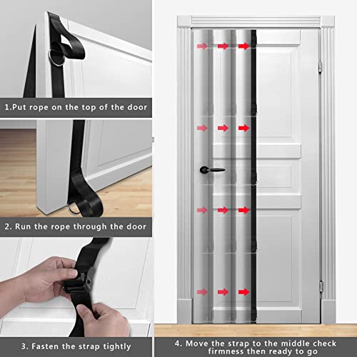 Upgraded Door Anchor Strap For Resistance Bands, Workout Resistance Band Door Anchor Portable Easy Assemble, Secure Multi Point Anchor Gym For Home Fitness(Bands Not Included) #TOP4