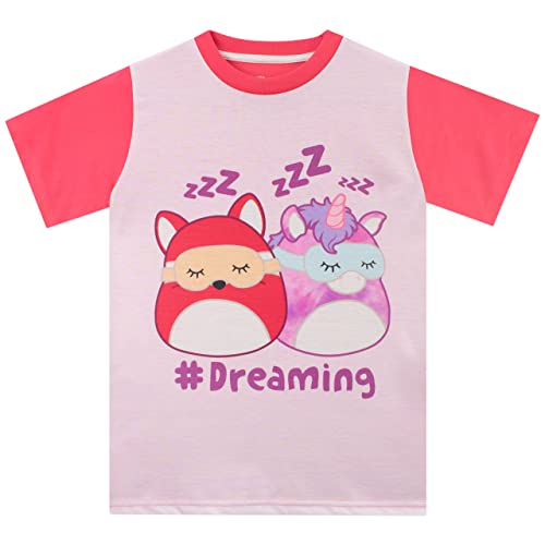 Squishmallows Pajamas Girls Short Pajamas Set Pink 72