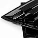TKREENO for Toyota Camry 2018 2019 2020 2021 2022 2023 2024 Rear Side Window Louver Decorate Cover Rear Air Vent Window Louvers Blinds Covers Auto Accessories (Bright Black)