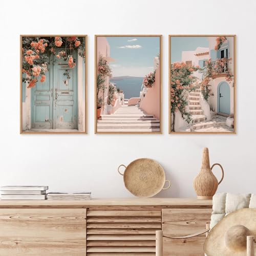 Impressions d'art de plage de Floride triptyque 3 panneaux 70x100 cm - 4