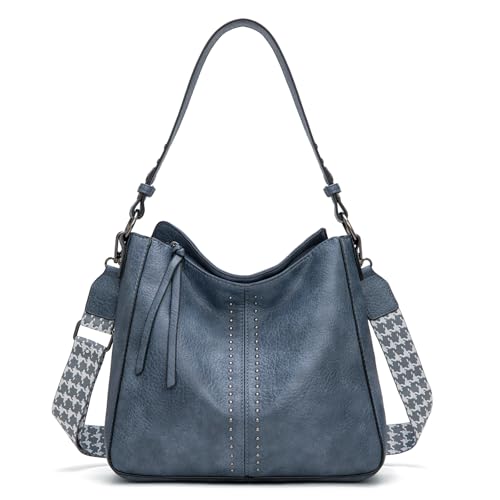 Image of Montana West Hobo Bags for Women Top Handle Satchel Shoulder Purse Bucket Handbag