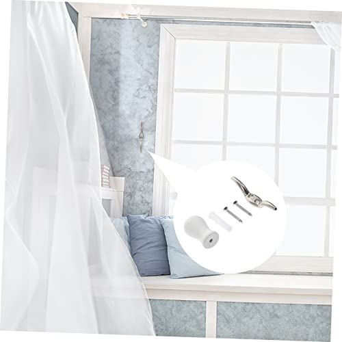 HOLIDYOYO Blinds Cord Holder Appliance Cord Winder Window Cleat Hook Blind Safety Cleats for White Knobs - Image 4