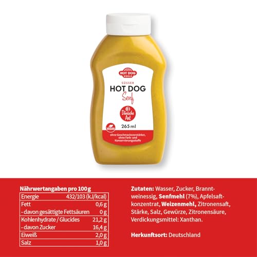 HOT DOG WORLD - Hotdog-Partypaket 'dänische Art' für 12 Hot Dogs (Strohschwein)