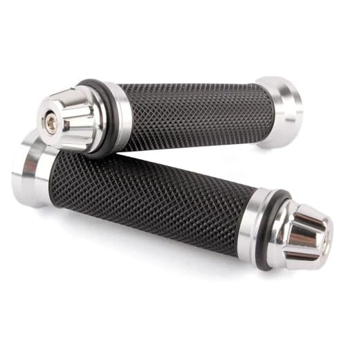 Poignées Moto Antidérapantes en Caoutchouc CB35 Amortissant pour Guidon de Vélo VTT