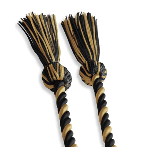 Image of Single Honor Cord Two-Color (Black /Antique Gold)