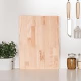 listones haya maciza Madera maciza de haya: Esta tabla de cortar está hecha de madera maciza de haya, que es un hermoso material natural.