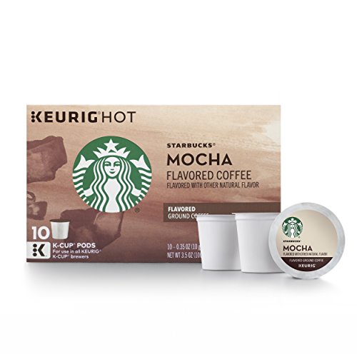 Starbucks Medium Roast K-Cup Coffee Pods â€” Mocha for Keurig Brewers â€” 6 boxes (60 pods total) - //coolthings.us
