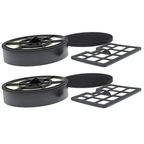 2x Trade-Shop Staubsauger-Filter Set (Kombi-Filter + Abluftfilter) kompatibel mit Hanseatic VC-T4020 VC-T4020E-1 ersetzt 422064 551793 15705486